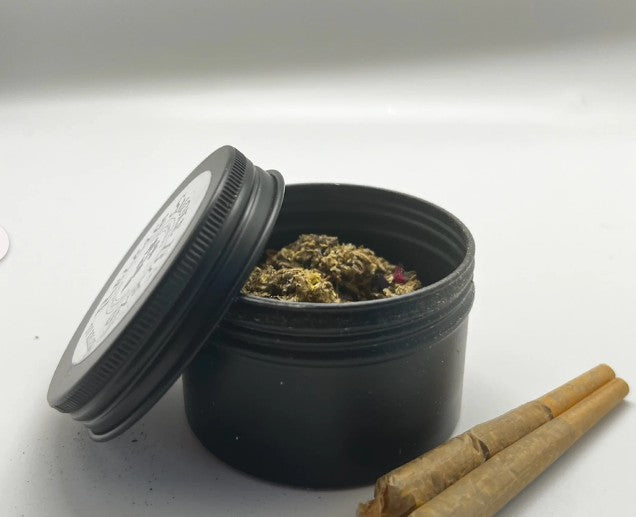 "Release" smokeable tea blend.