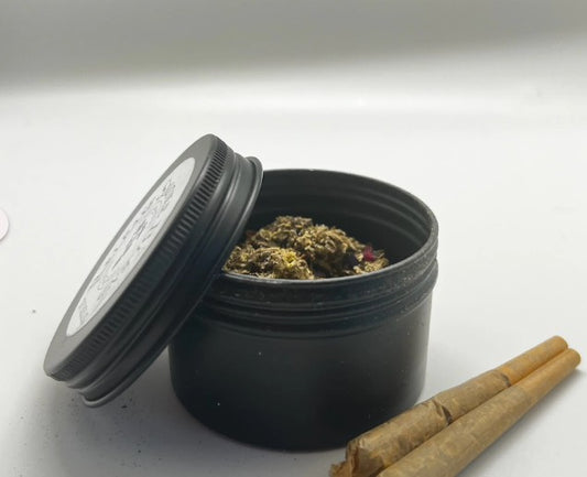 "Release" smokeable tea blend.